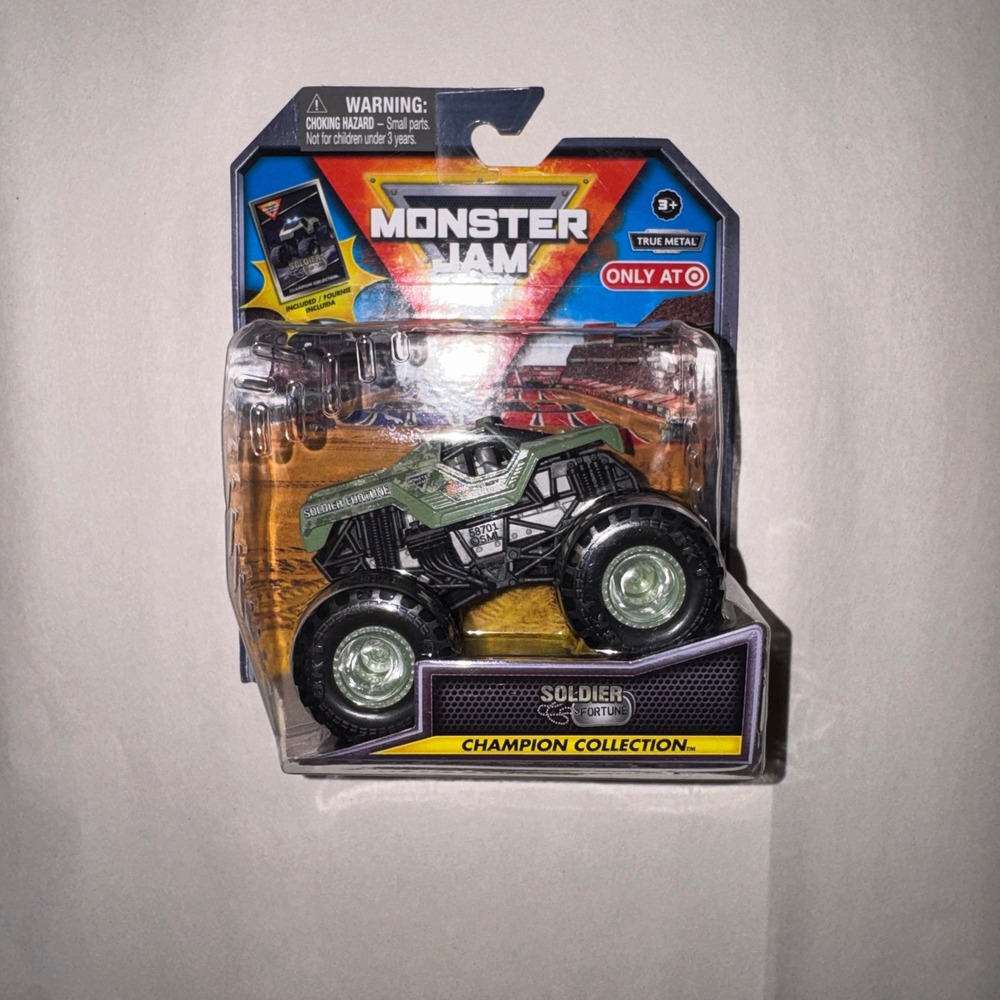 Monster Jam Soldier Fortune Champion Collection 1:64 True Metal Target Exclusive
